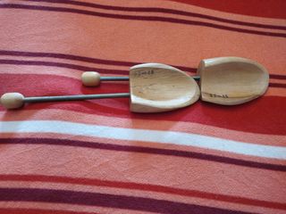 Hormas de madera para calzado (2 unidades)