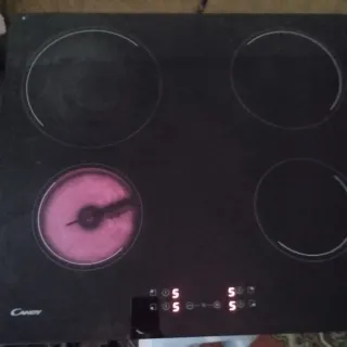 Placa vitrocerámica Candy 4 fuegos 6200W