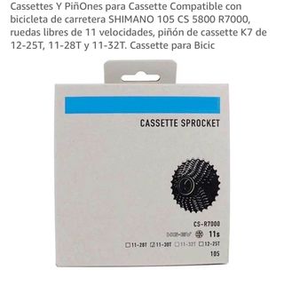 Cassette Shimano 105 CS-R7000 11s