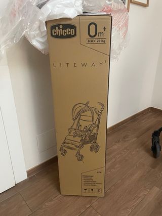 Carrito de bebé Chicco rojo