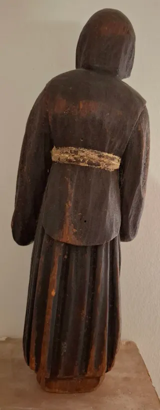 Antica statua S. Francesco. Altezza 32,5 cm