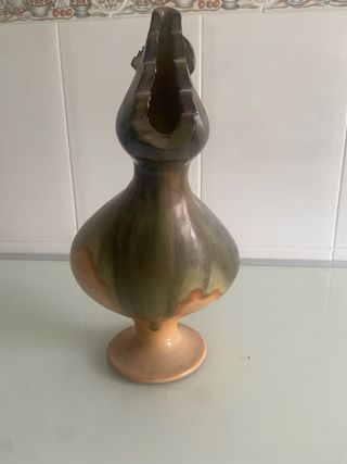 Botijo Gallo Cerámica Piqueras Vintage