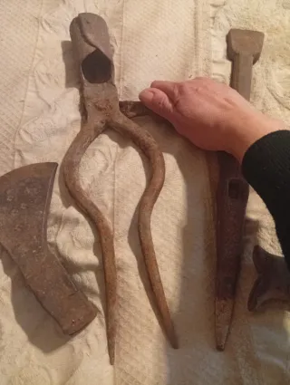 Set antichi attrezzi da lavoro