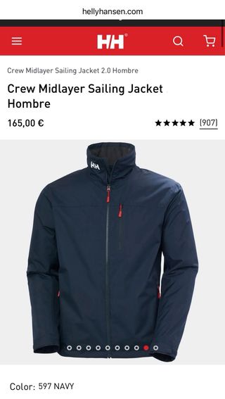 Chaqueta Helly Hansen Crew Midlayer XXL