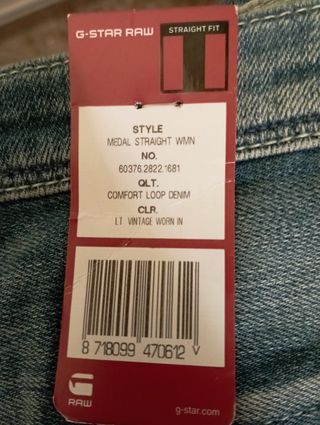 Lote de 30 Jeans G-Star Raw Nuevos con etiqueta