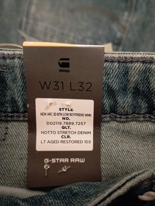 Lote de 30 Jeans G-Star Raw Nuevos con etiqueta