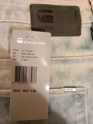 Lote de 30 Jeans G-Star Raw Nuevos con etiqueta