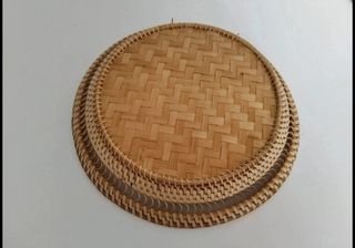 Cesto in vimini rotondo
