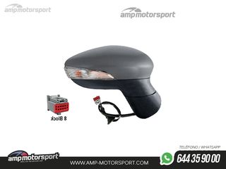 RETROVISOR COMPLETO DERECHO PARA FORD FIESTA MK7