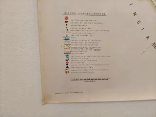 Mapa Vintage Provincia de Teruel años 70/80