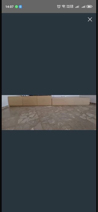 Mueble comedor madera puertas abatibles