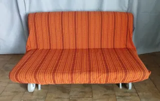 Sofá cama Ikea 2 plazas naranja