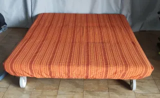 Sofá cama Ikea 2 plazas naranja