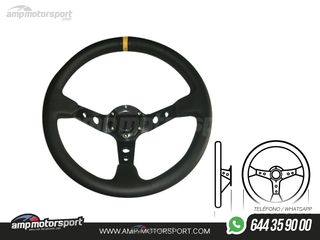 VOLANTE SPORT INVERTIDO EN PIEL LISA