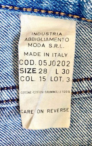 Vaqueros Armani Jeans Vintage Talla 28