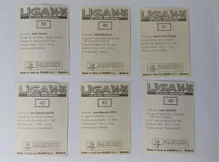 Cromos Atlético de Madrid Liga 94-95