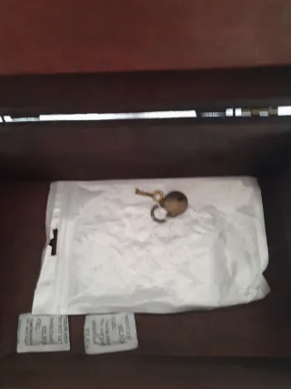 Caja Joyero Madera y Piel Sintética vintage