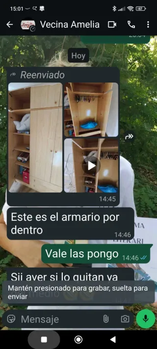 Armario 3 puertas con cajones