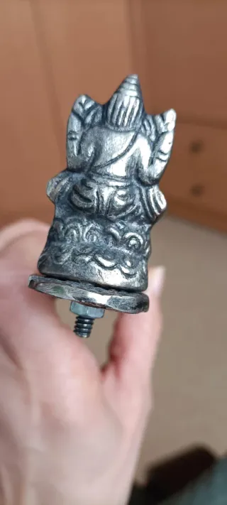 Antiguo quemador incienso artesanal Ganesha