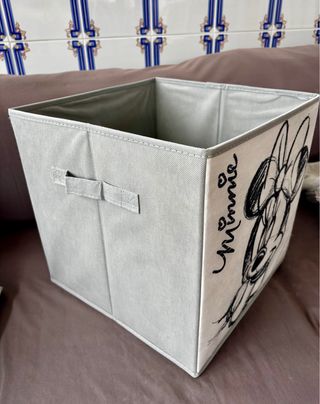 Cajas/Cubo de almacenamiento Minnie y estrellas