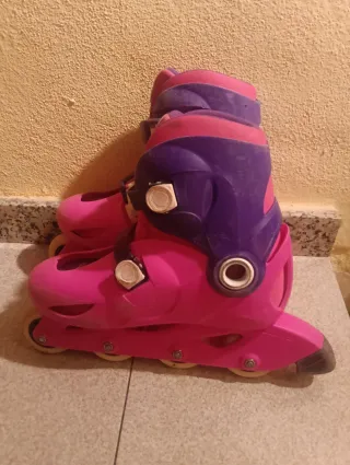 Patines en línea Oxelo rosas y morados