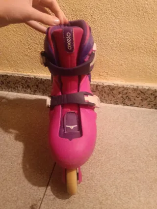 Patines en línea Oxelo rosas y morados