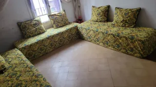 Sofá marroquí modular tela estampado
