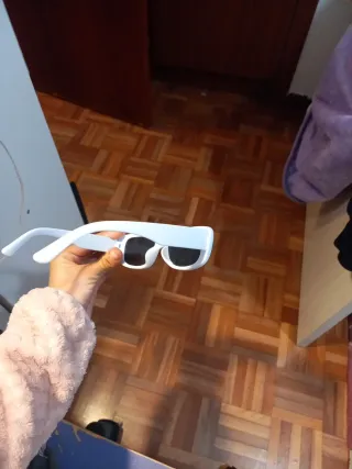 Gafas de sol blancas para mujer