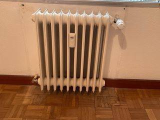 5 Radiador de metal blanco calefaccion gas natural