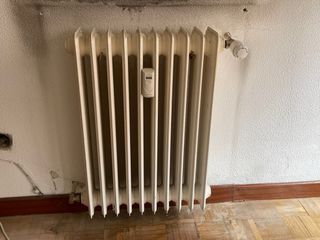 5 Radiador de metal blanco calefaccion gas natural