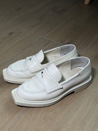Mocasines 3JUIN blancos
