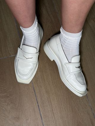 Mocasines 3JUIN blancos