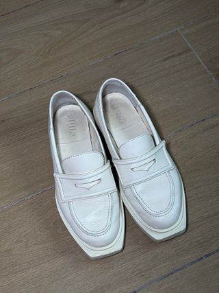 Mocasines 3JUIN blancos