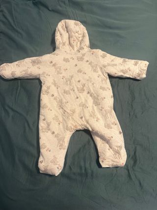 Buzo de bebé con capucha y estampado H&M