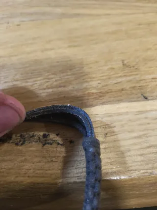 Pulsera de cuero trenzado ajustable