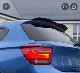 Alerón negro para Golf 4,5,6,7,7.5.