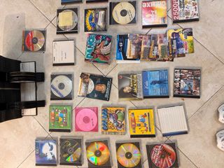 Archivador CDs/DVDs + Lote CDs Antiguos
