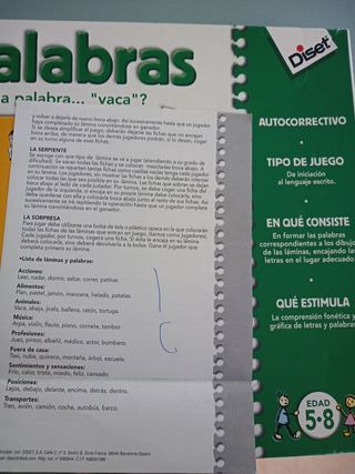 Juego Diset Formar Palabras