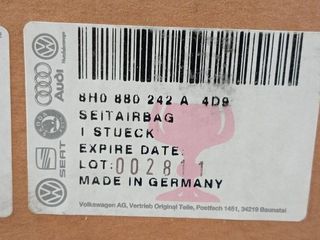 Audi 94922 8h0880242a airbag lateral a4 cabrio 8h