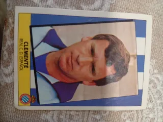 Cromo Clemente Real C. D. Español