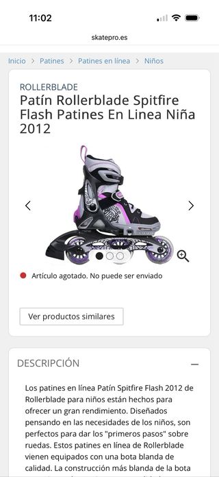 Patinetes Rollerblade Sprifire + Protecciones