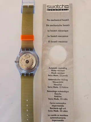 Swatch Automatico Blue Matic SAN 100