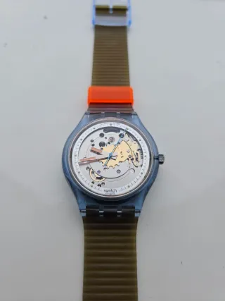 Swatch Automatico Blue Matic SAN 100