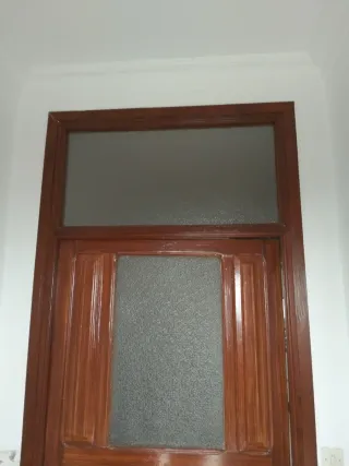 Puerta de entrada madera 199x88 cm