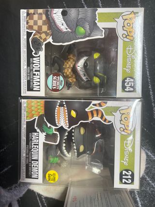 Funko Pop Pesadilla Antes de Navidad Wolfman y Har