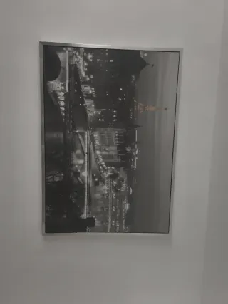 Cuadro París Blanco y Negro