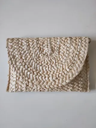 Bolso Cartera Rafia Benetton