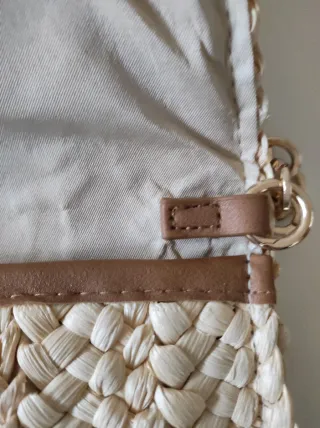 Bolso Cartera Rafia Benetton