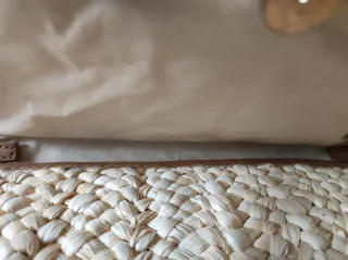 Bolso Cartera Rafia Benetton