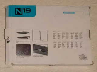 Base refrigeradora para portátil con ventilador